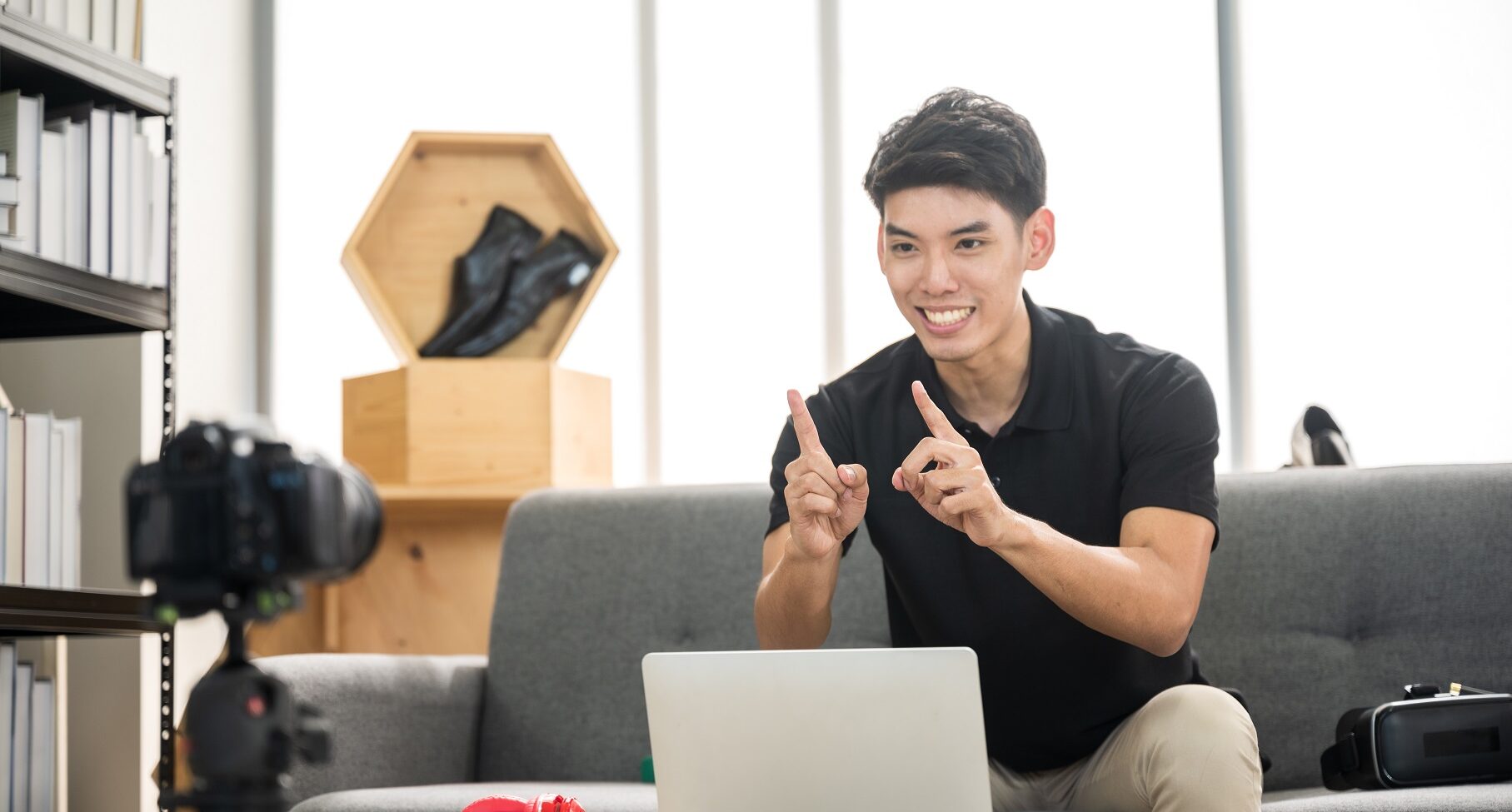 working from home concept, covid 19 visual support